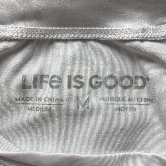 Life is Good Men's Jake Surf White Long Sleeve Rashguard Size Medium - Picture 6 of 9